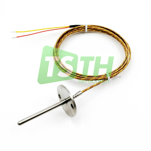 Heat Resistance Fiberlgass Cable Type K Thermocouple Temperature Sensor