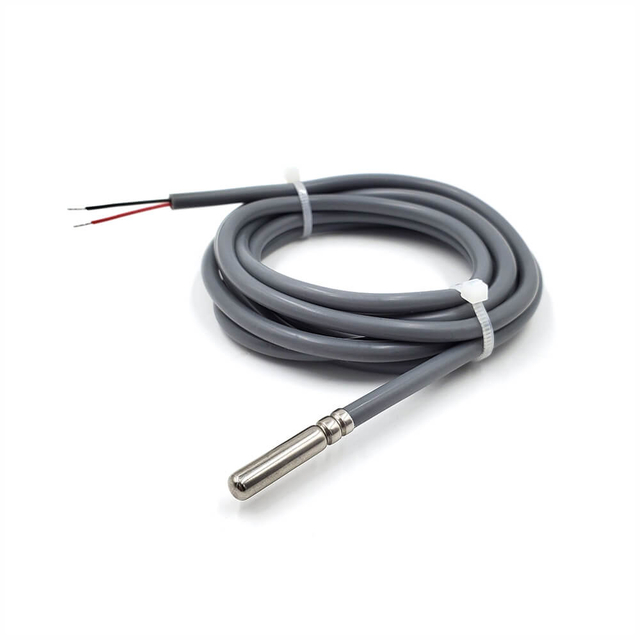 2-wire Diagram DS18B20 Temperature Sensor with Silicone Cable