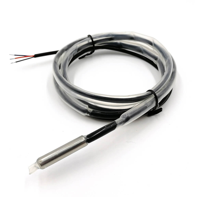 Waterproof 1-wire DS18B20 Temperature Sensor with Flat Cable