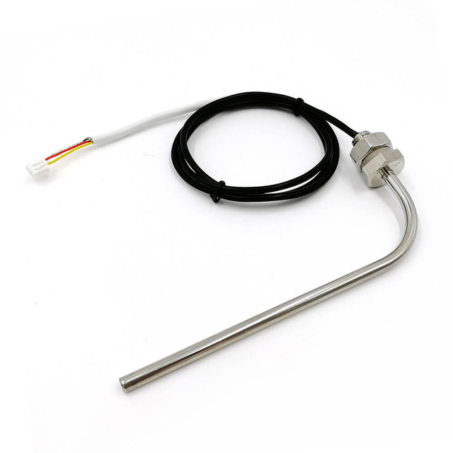2-wire PT100 Temperature Probe with Threaded Housing