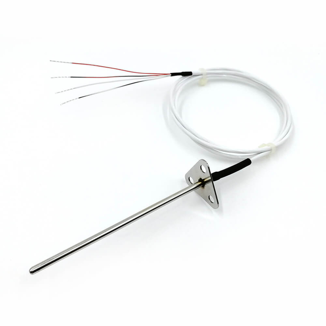 4-wire PT100 Temperature Sensor with Flanged Housing