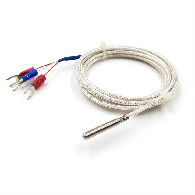 3-wire PT100 Temperature Probe with Fork Terminal