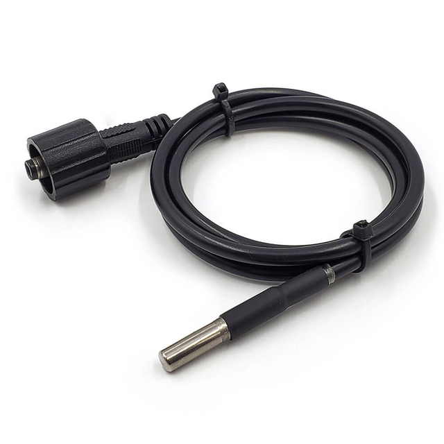 2-wire PT1000 Temperature Probe with Waterproof DC Connector