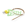 Exposed Tip Type K Thermocouple Temperature Probe with Heat Resistance Fiberglass Cable